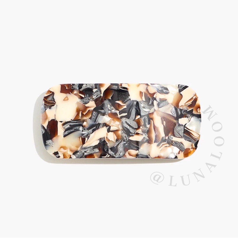 Madewell 🆕 | 🎄💎Marbled Chunky Barrette. - Picture 5 of 5